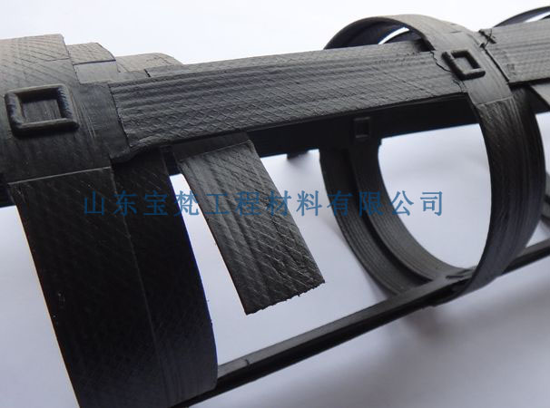 凸结点钢塑土工格栅
